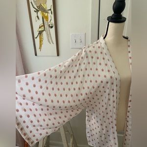 **Sold** Pink polka dot kimono